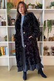 Paloma Dusk Premium Faux Fur Coat Navy /20=